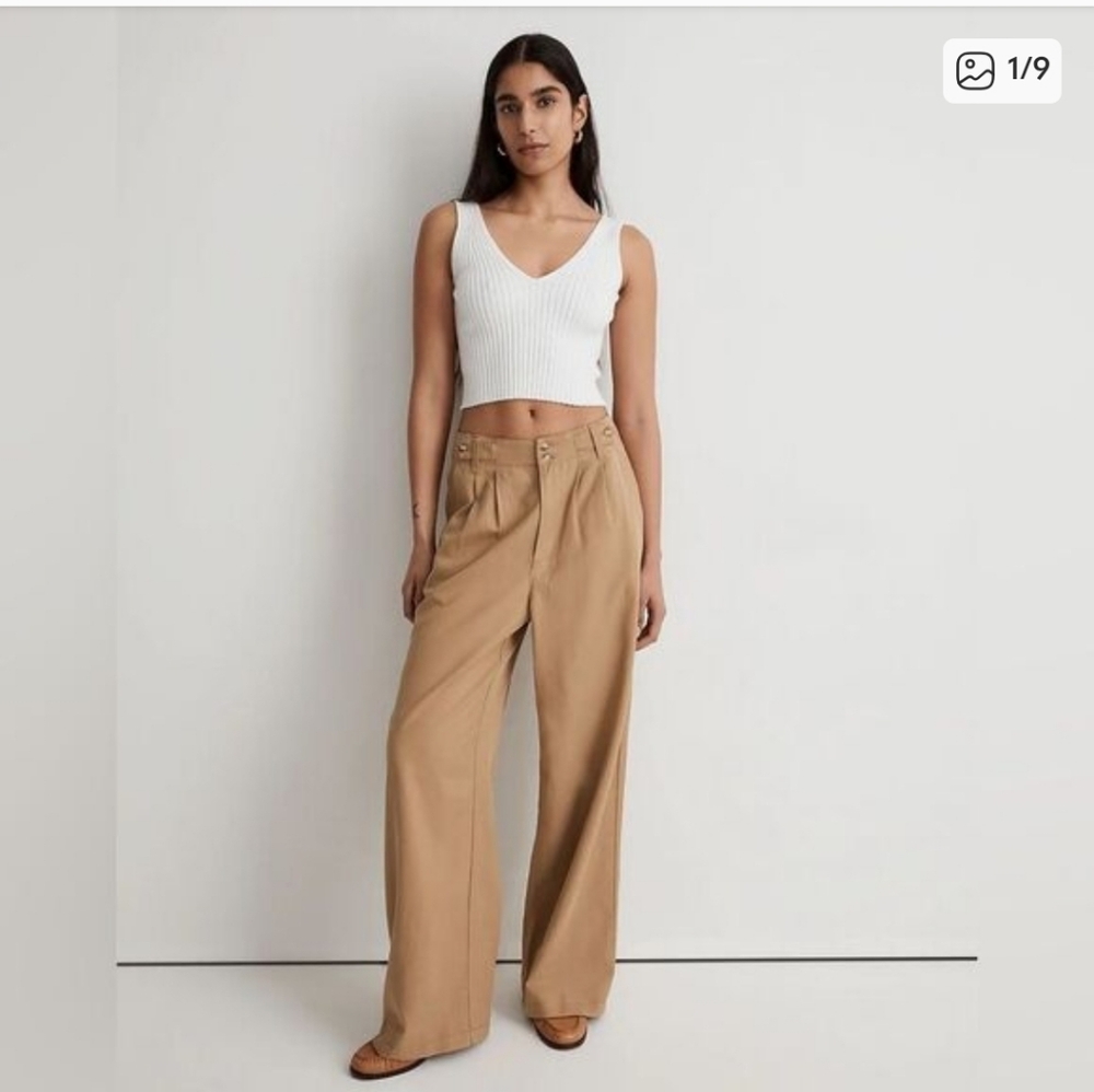 Madewell Women's Tan Trousers